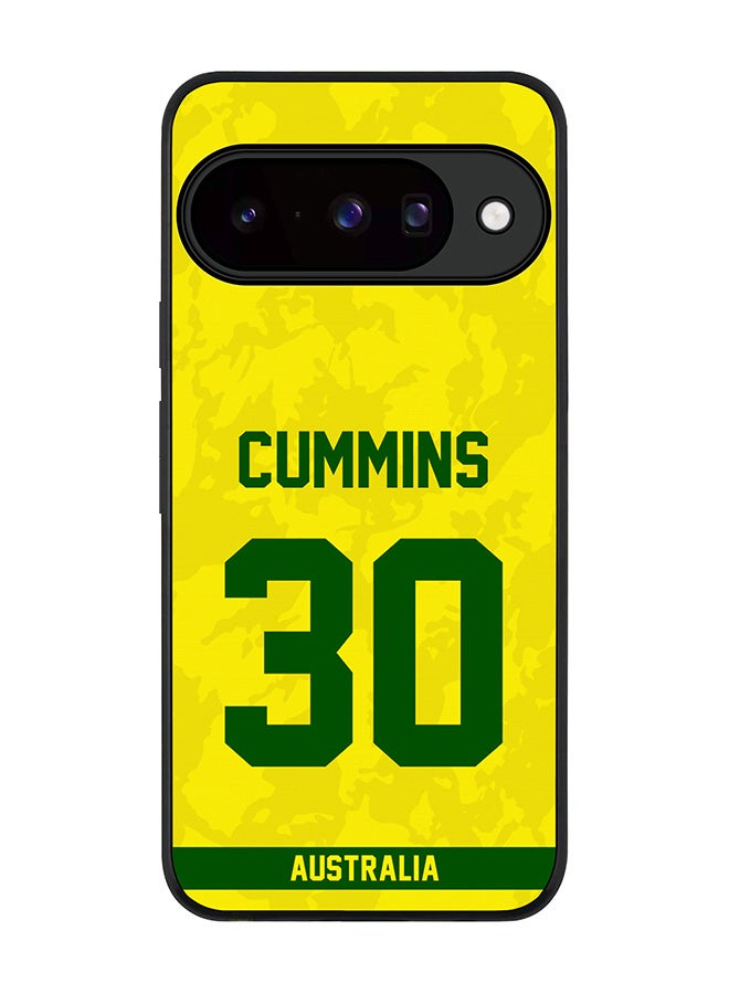 For Google Pixel 10 Case,Slim fit Camera Protection, Shockproof Thin Phone cover  - Australia Pat Cummins, Jersey No 30